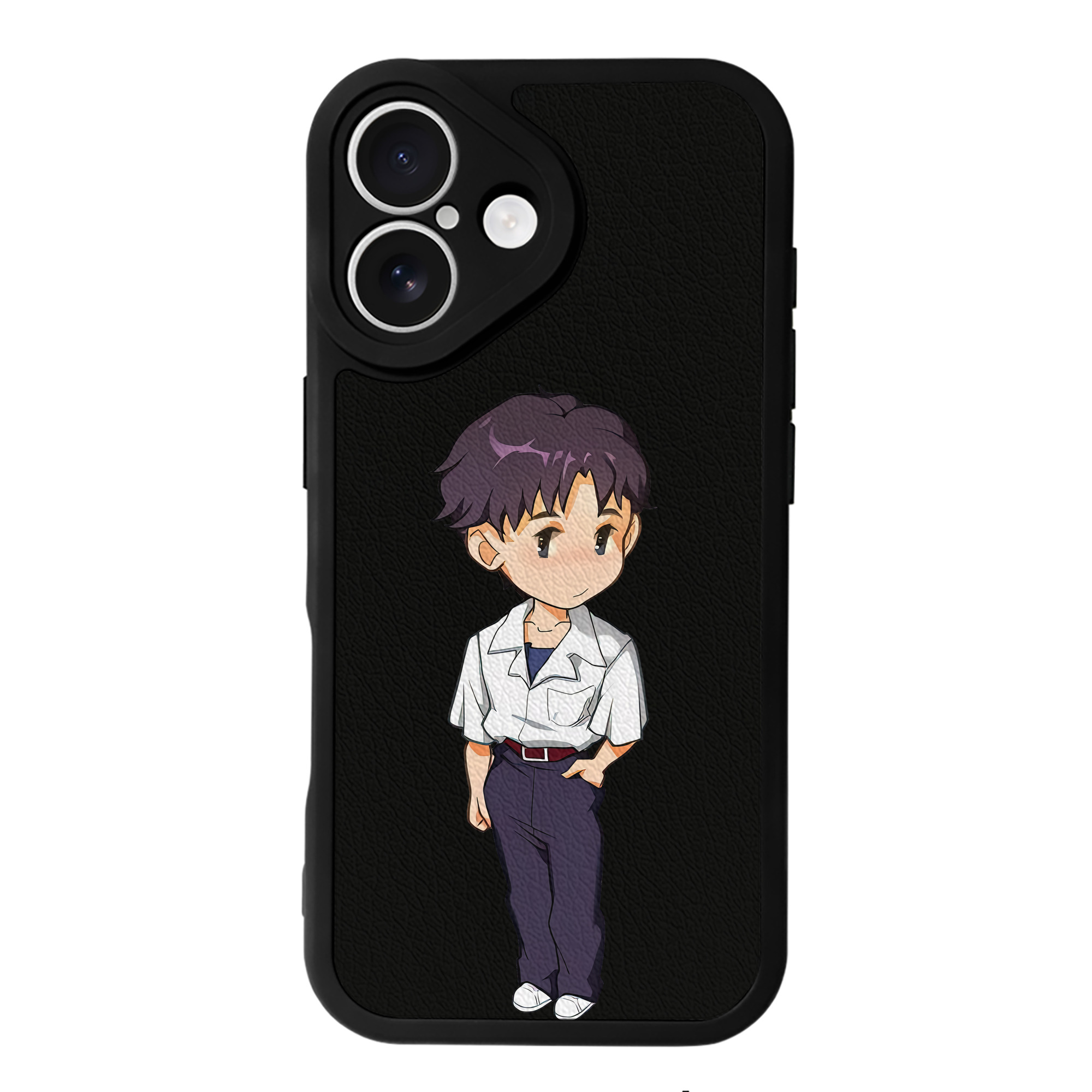 （画像用） EVA 新世紀エヴァンゲリオン 【iPhone 16シリーズ対応】シリコンスマホケース（レザー調） 材質：シリコン